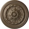 Ekena Millwork Chester Ceiling Medallion (Fits Canopies up to 2 1/4"), Hnd-Painted Warm Silver, 15 3/4"OD x 1 7/8"P CM15CHWSS - alternate 1